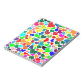 Regenbogenherzen Notizblock (Rotiert)
