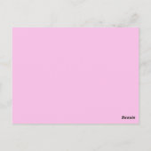 Regenbogenherzen Postkarte (Rückseite)