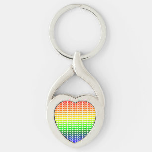 REGENBOGENHERZEN SCHLÜSSELANHÄNGER
