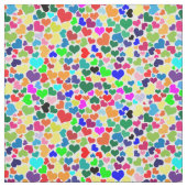Regenbogenherzen Stoff (Muster)