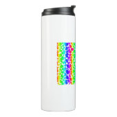 Regenbogenherzen Thermosbecher (Nach links gedreht)