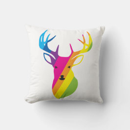 Regenbogenhirsche Kissen