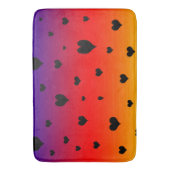 Regenbogenhöre, große Speicherschaummatte Badematte (Vorderseite Vertikal)