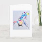 Regenbogenhund Karte (Vorderseite)