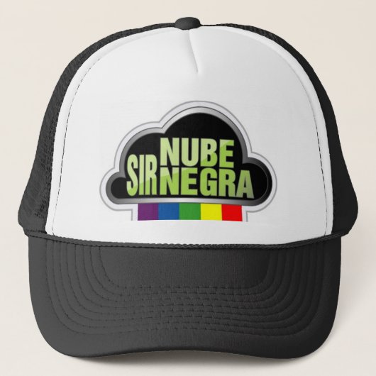 Regenbogenhut Truckerkappe (Vorderseite)