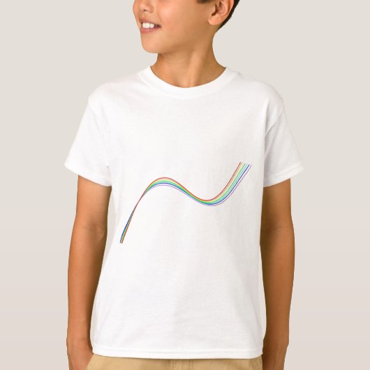 Regenbogenhyperbel T-Shirt (Vorderseite)