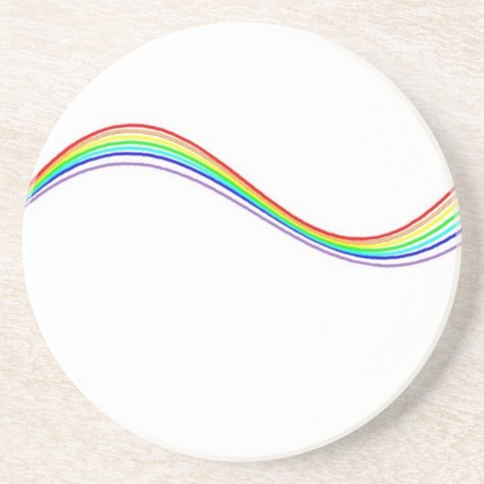 Regenbogenhyperbole Untersetzer (Vorne)