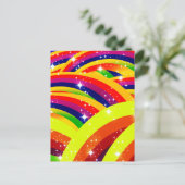 Regenbogeninvasion Postkarte (Stehend Vorderseite)