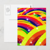 Regenbogeninvasion Postkarte (Vorne/Hinten)