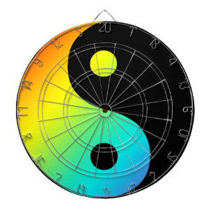 Regenbogenjang Dartscheibe