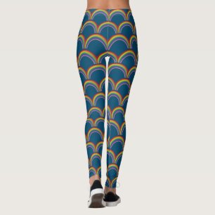 RegenbogenJapanischer Fan 2021 Olympia Leggings