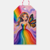 Regenbogenjungfrau Geschenkanhänger (Rückseite)