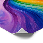 Regenbogenjungfrau Poster (Ecke)