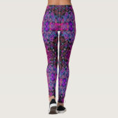 Regenbogenkaleidoskop Leggings (Rückseite)