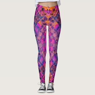 Regenbogenkaleidoskop-Leggings Leggings