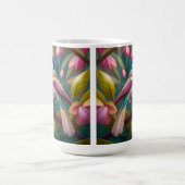 Regenbogenkamm Jay Fantasy-Vogel Kaffeetasse (Mittel)