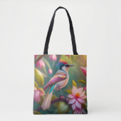 Regenbogenkamm Jay Fantasy-Vogel Tasche (Vorderseite)