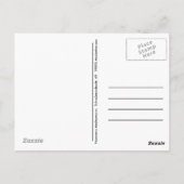 Regenbogenkarte Postkarte (Rückseite)