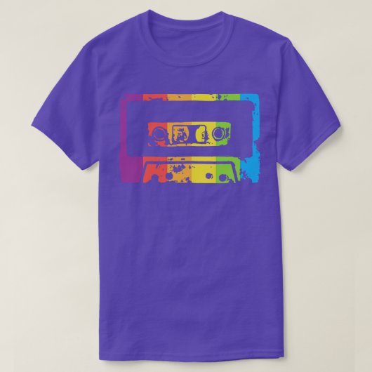 Regenbogenkassette T-Shirt (Design vorne)