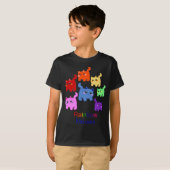Regenbogenkätzchen! T-Shirt (Vorne ganz)