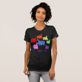 Regenbogenkätzchen! T-Shirt (Vorne ganz)