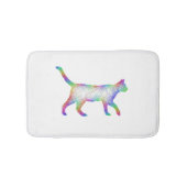 Regenbogenkatze Badematte (Vorderseite)