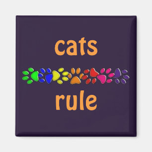 Regenbogenkatze Magnet