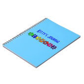 Regenbogenkatze Notizblock (Linke Seite)