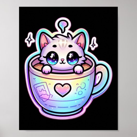 Regenbogenkatze poster (Vorne)