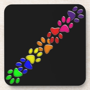 Regenbogenkatze Untersetzer