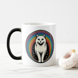 Regenbogenkatze Verwandlungstasse