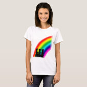 Regenbogenkatzen T-Shirt (Vorne ganz)