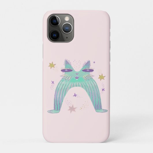 Regenbogenkatzenkunst Case-Mate iPhone hülle (Rückseite)