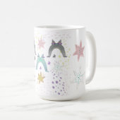 Regenbogenkatzenkunst kaffeetasse (VorderseiteRechts)