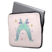 Regenbogenkatzenkunst  laptopschutzhülle (Vorderseite Links)