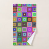 Regenbogenketten Badetuch Set (Handtuch)