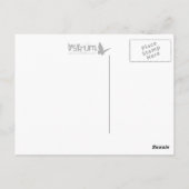 Regenbogenkeule Postkarte (Rückseite)