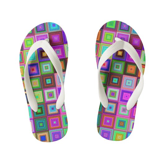 Regenbogenkinder flippen Flops Kinderbadesandalen (Fußbett)