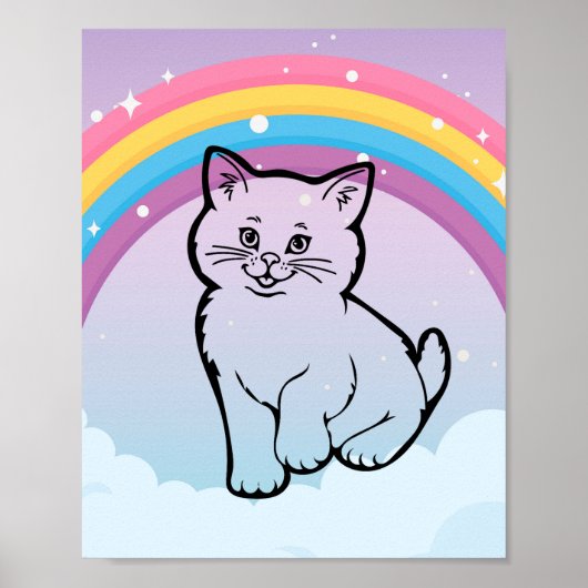 Regenbogenkitt Poster (Vorne)