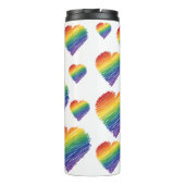 Regenbogenklammer Thermosbecher (Rückseite)