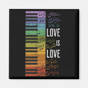 Regenbogenklavier Magnet