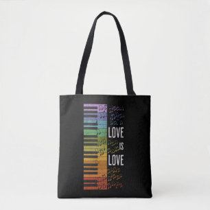 Regenbogenklavier Tasche