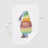 Regenbogenknochen Golfhandtuch (Insitu)