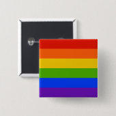 Regenbogenknopf Button (Vorne & Hinten)