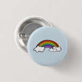 Regenbogenknopf Button (Vorne & Hinten)