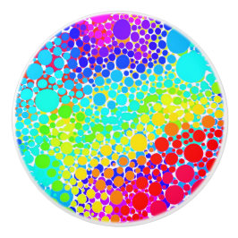 Regenbogenknopf Keramik Keramikknauf