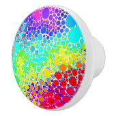 Regenbogenknopf Keramik Keramikknauf (Rechts)