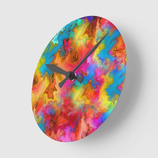 Regenbogenkonstruktion Akrylwand-Uhr Runde Wanduhr (Winkel)