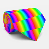 Regenbogenkrawatte Krawatte (Gerollt)