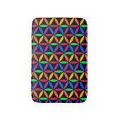 Regenbogenkreise Badematte (Vorderseite Vertikal)